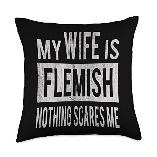 Best Husband Throw Pillow from Flemish Wife Belgium