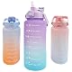 Trinkflasche 2 Liter KETIEE – BPA-freie Sportflasche mit Zeitmarkierung
