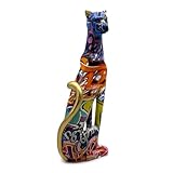 Zoom IMG-1 statua di leopardo colorata scultura Zoom IMG-1 statua di leopardo colorata scultura