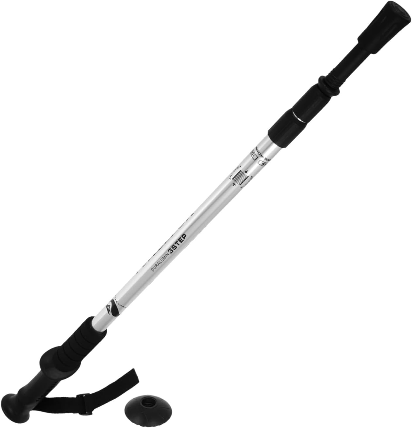 Sosoport Multi-Function Trekking Poles with Basket Folding Walking Sticks for Hiking Trekking and Camping Aluminum Alloy Hiking Sticks