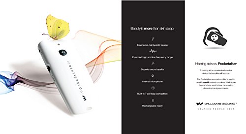 New!!! Pocketalker Ultra 2.0 Platinum Package By Williams Sound - Platinum Package Includes 2 Liberty Microfiber Cloths And 3 Extra Sets Of Batteries (Behind The Head Headphones) #TOP3