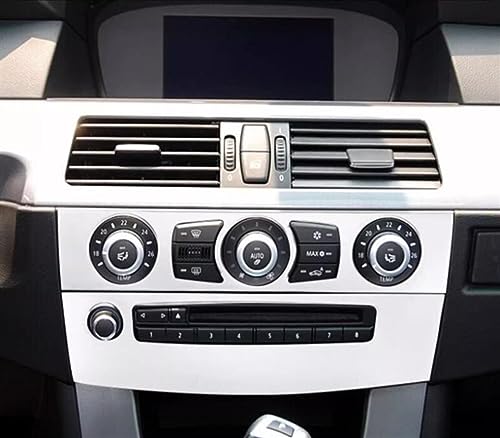 Cadre de bouton de climatisation pour Série 5 E60 2004-2010 style carbone - 2