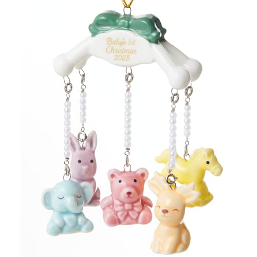 Baby's First Christmas Ornament 2025 Girl & Boy, My 1st Christmas Tree Decoration Gift-Ornament for Newborn Baby-New Baby Keepsake