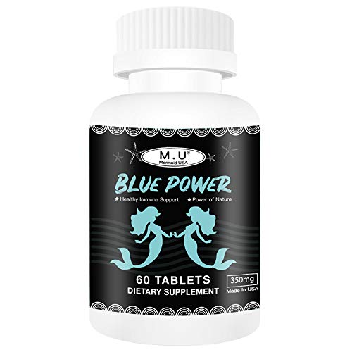 M U The Fantastic Blue Power Immunity Booster for Kids and Adult -Support Healthy Immune System- 60 Capsules-