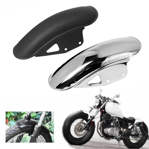 Garde boue avant moto finition chrome pour carénage Suzuki GN125 - 3