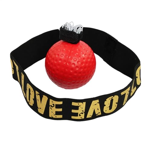 Palla per reazione da boxe, palla da allenamento con fascia, palla da boxe, palla da boxe, palla da boxe, attrezzatura da boxe perfetta per reazione, agilità, velocità di pugni, abilità di