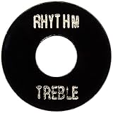 SCUD リズム/トレブルプレート ブラック LP-SW-B