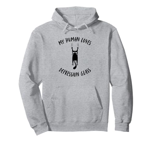 Photo de My Human Loves Depression Verre pour amoureux des chats Sweat à Capuche