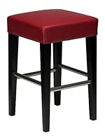 Algopix Similar Product 8 - Cortesi Home Denver Red Counter Stool