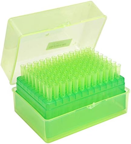 Extragene Universal 200 ul Pipette Tips, Racked, Sterile, DNase/RNase & Pyrogen Safe, 96 Tips/Rack, Pk x 10 Racks (Yellow)