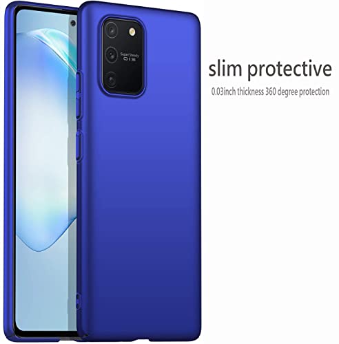 Winpromise Phone Case For Samsung Galaxy S10 Lite/ A91 Slim Protective Galaxy S10 Lite/ A91 Case Premium Material Pc Hard Cover Matte Finished Scratch And Mark Resistant (Blue) #TOP3