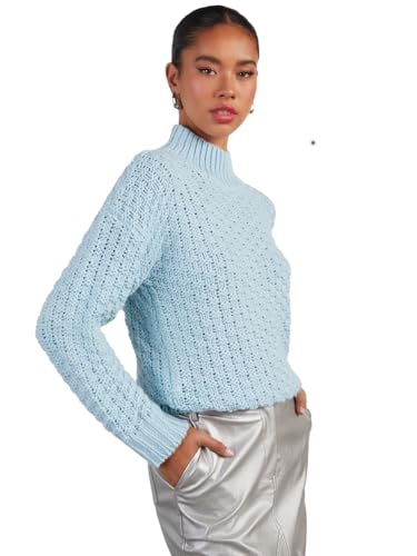 Image of cordat Women's 2024 Fall Long Sleeve Turtleneck Sweater Tops Hollow Knit Soft Pullover Jumper