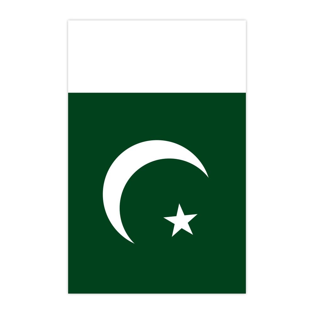 Pakistan Bunting 30pcs Pakistan Flag Triangle Decoration Fabric for Football Patriotic Festivals and Celebrations Party National Day Sports Bars Street 10m/33ft Indoor Outdoor - Image 2