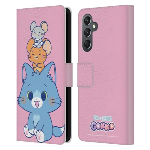 Coque Portefeuille Tom and Jerry Samsung Galaxy A25 5G Étui Cuir Anti Rayures