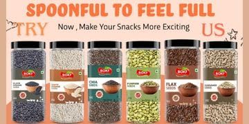 Image of BOKF Pumpkin Seeds & Sunflower Seeds Combo Pack 500g | Raw Superfoods | Rich in Protein, Fiber & Healthy Fats | Healthy Snacking & Weight Management Seeds