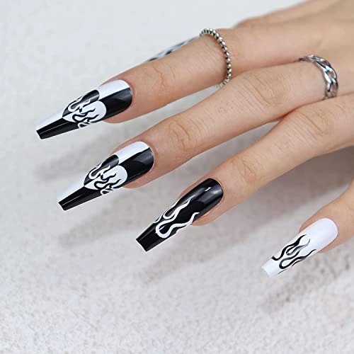 Neckon Unghie finte lucide a forma di serpente