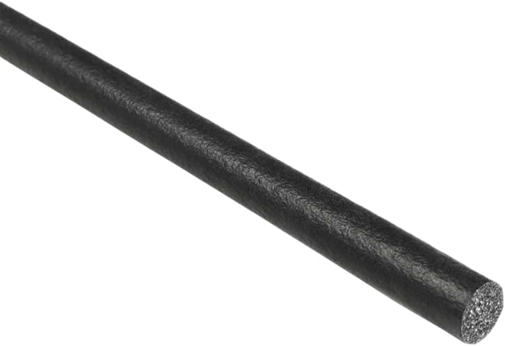 TRIM-LOK Rubber Seal Cord, 0.5-Inch Diameter, 25-Foot Length, Solid EPDM Foam Tubing for Sealing Cases, Tackle Boxes, and Cooler Lids, Custom Fit O-Ring Replacement or Backer Rod