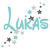 Farbe: MINT, Größe (Breite) ca. 29cm - NAME: Bitte geben Sie den Namen über die Schaltfläche 