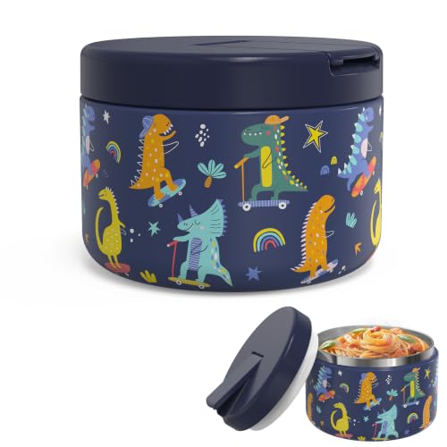 LOHASOK Kids Insulated Thermo for Hot Food Soup, 12oz