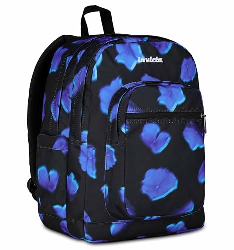 Sac à dos d'école Jelek Invicta bleu à double compartiment pour le collège - 3