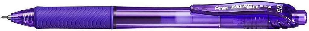 Pentel Energel BLN105 0.5mm Violet Gel Pen BLN105-VX