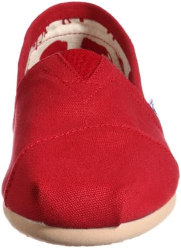 TOMS Men's Classic Canvas Slip-On, Red - 14 D(M) US | Image 1