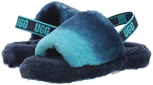 Ugg Kids K Fluff Yeah Gradient Slipper, Blue Combo, 10 Us Unisex Toddler #TOP6