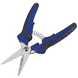 Diseño elegante y funcional Alyco 108035 108035-Tijeras para electricistas reforzadas Mango ergonomicos bicomponentes 200 mm