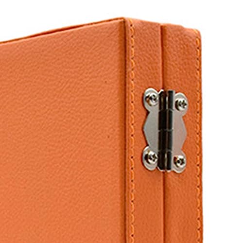 Tesouras de barbeiro armazenamento caixa de tesoura de portátil couro PU para várias tesouras, pente