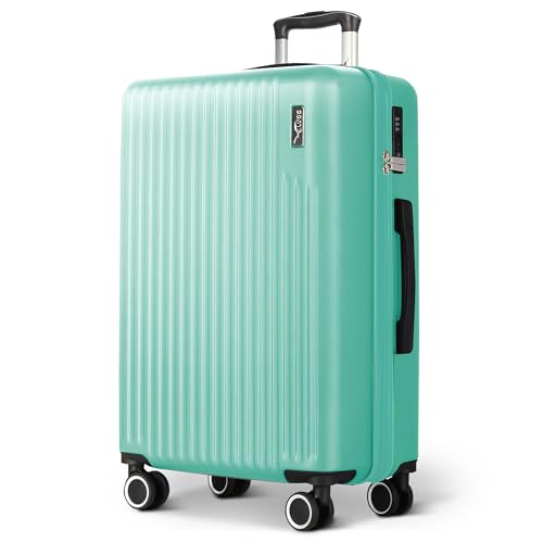 LUGG 28inch Vacay Suitcase ABS Luggage with TSA Indent Lock, Aluminium Trolley Handle, 360° Spinner Wheels, Water-Resistant & Durable Material - Airline Compatible (76.5 x 30 x 50.5cm)