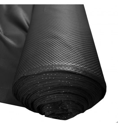 Image of EU Fabrics Airtex Mesh Fabric | Breathable Material for Sewing Sportswear and Chair Seat Cushions | Ideal for Clothing | 2mm Thick Spacer Mesh Fabric by the Metre (Black, 1 Metre x 150cm)