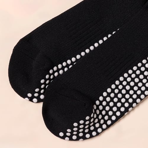 Amazon Essentials Women's Athletic Grip Ankle Socks, 4 Pairs4