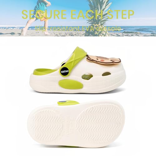 Image of Cute Capybara Slippers for Kids,Kids Girls Boys Clogs Garden Shoes,Funny Toddler Animal Slides Sandals,Water Shower Beach Pool Slippers Indoor Outdoor