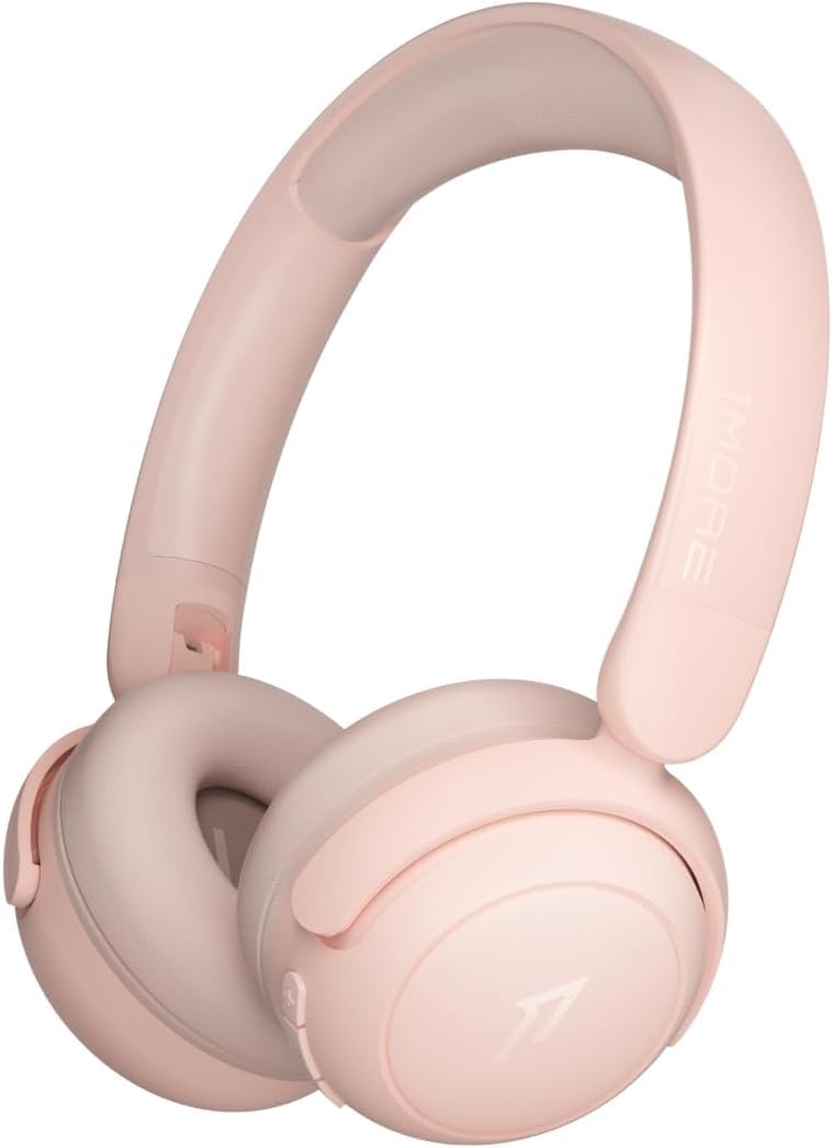 1MORE HQ20 Auriculares para Niños, Auditiva Límite de 75/85/90dB, Plegable Cascos Inalámbricos 5.3 Bluetooth, HD-Micrófono, Sonido Estéreo, para Niños Niñas Adolescentes, iPad, Tableta, Viajes