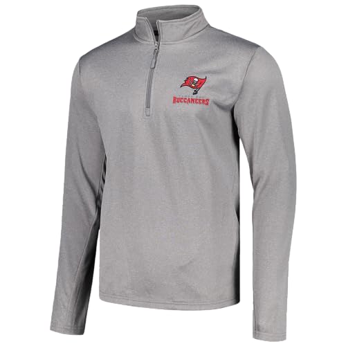 Image of Dunbrooke Men's Royal Buffalo Bills All-Star Tech Quarter-Zip Top