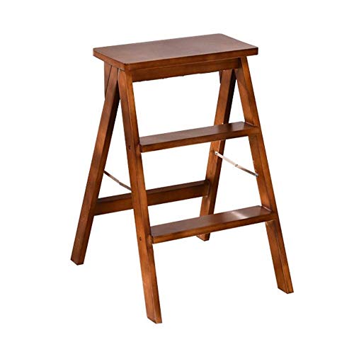 Taburete de escalada DASHADAO plegable de madera maciza para cocina 2