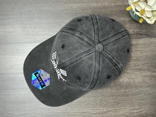 Image of Embroidered Adjustable Baseball Hat for Men Women, Washed Cotton | Premium Embroidery Design, Adjustable Metal Buckle Closure, Simple Lifestyle Wear