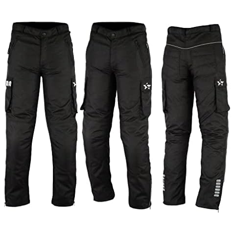 Sikma Men's Motorbike Cordura Waterproof CE Armours Trousers/Pants Motorcycle Bottom (30) Cover