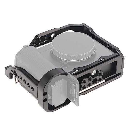Image of ZV-E1 Cage, Hersmay Video Stabilizer Camera Cage for Sony ZV-E1 Camera Accessories with Top Handle DSLR Rig with Cold Shoe,Handle Locating Holes,Multiple 1 /4 inch 3 /8 inch Screw Holes