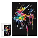 【Une pièce mémorable】 : faites plaisir et défiez votre famille et vos amis en reconstituant cet incroyable puzzle de Colorful Grand Piano 500 PCS. Ramenez à la maison des heures de plaisir et de divertissement que tout le monde appréciera.