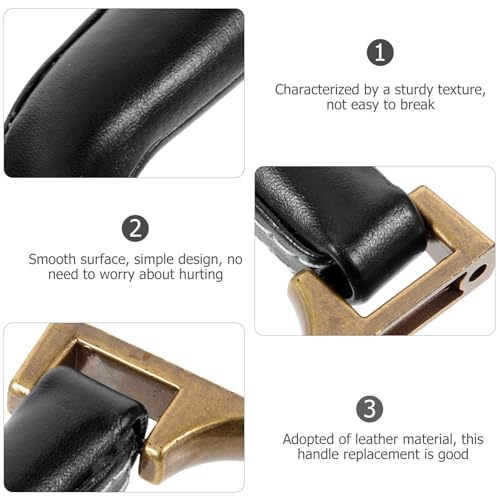 Image of Suitcase Handle Replacement Suitcase Carry Handle for Toolbox Purse Leather