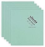 Vileda Professional | PVA Microfiber Green | All Purpose Cleaning Shammy | Shiny Streak Free Results | Synthetic Chamois Towel | Smooth & Absorbent Materials | 5 Pack