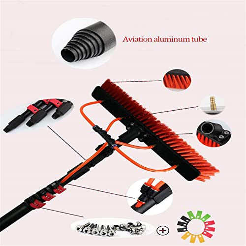 Brosse nettoyage vitres eau panneaux solaires kit télescopique - 8