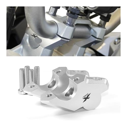Abrazadera manillar F900R F900XR F850GS elevador de aluminio para moto de aventura 2