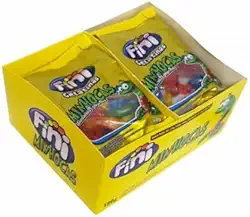 Bala de Gelatina Fini Minhocas 12 pacotes de 15g cada