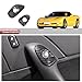 Car Door Switch Cover Trim Compatible with Chevy Corvette C6 2005-2013, Interior Door Release Bezel Switch Button Trim Accessories (Carbon Fiber Pattern)