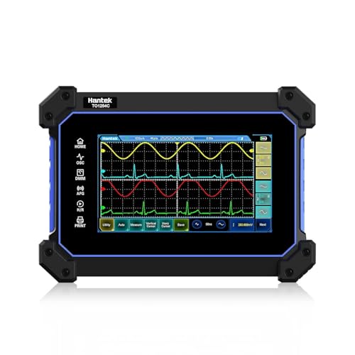 Image of Hantek Touch Screen Tablet Oscilloscope 4 Channel 250MHZ 1GSa /S Digital Oscilloscope + Multimeter 2 in 1 Oscilloscope Type C +8M Large Storage