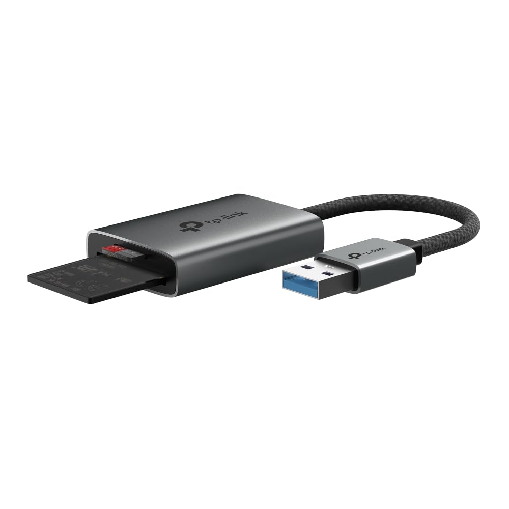TP-Link UA430 | Czytnik kart SD/microSD USB 3.0 Typu A | Prędkość do 5 Gb/s | Plug & Play | Kompaktowy design