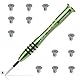 LeFix 12 Stück M2 x 3 T5 Schrauben sichere Bodenabdeckung zur Handballenauflage, kompatibel mit Dell XPS 13 9343 9350 9360 XPS 15 9550 9560 Precision M5510, Torx T5 Schraubendreher im Set enthalten.