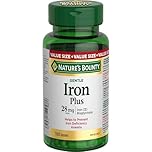 NATURE'S BOUNTY Gentle Iron 28 mg, Helps Prevent Anemia, Aids Red Blood Cell Formation, 81.9 g